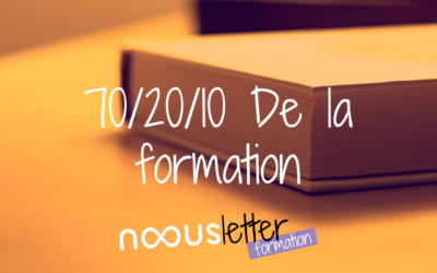 70/20/10 de la formation